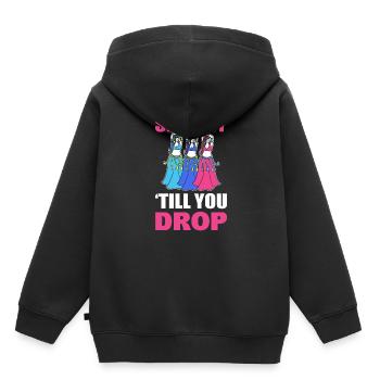 Bauch -Tanzliebhaber Bauchtänzer - Kinder Premium Organic Hoodie - Schwarz - Hinten - AI Model Kid Male (0cm)
