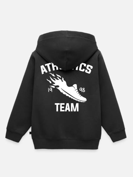 Athletics Sport - Kinder Premium Organic Hoodie - Schwarz