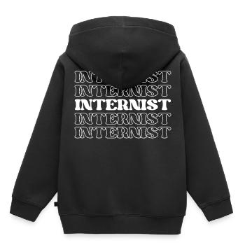 Internist Innere Medizin Arzt Arzt - Kinder Premium Organic Hoodie - Schwarz - Hinten - AI Model Kid Male (0cm)