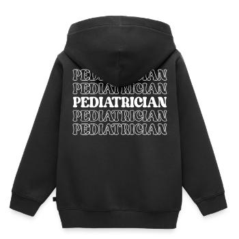 Kinderarzt Kinderarzt Kinderarzt - Kinder Premium Organic Hoodie - Schwarz - Hinten - AI Model Kid Male (0cm)