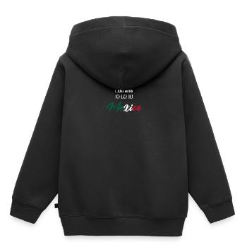Mexique Idée Cadeau Drôle Drôle Dicton Mexique - Sweat Premium à capuche enfant bio - noir - Dos - AI Model Kid Male (0cm)