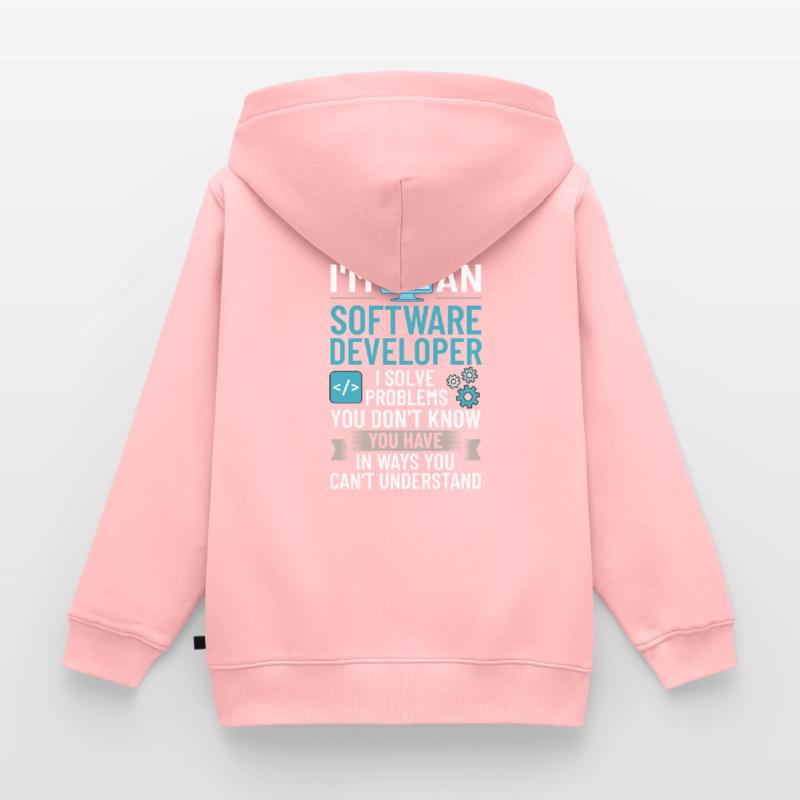 Software Development Software Developer Developer Kids Premium Organic Hoodie