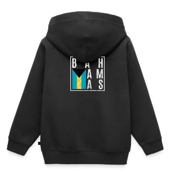 Bahamas - Sweat Premium à capuche enfant bio - noir - Dos - AI Model Kid Male (0cm)