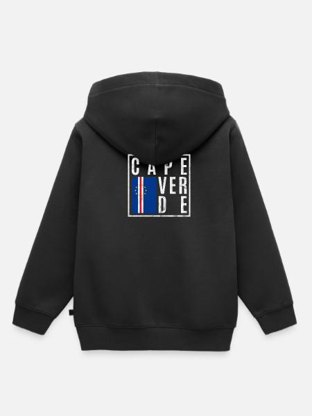 Kap Verde - Kinder Premium Organic Hoodie - Schwarz