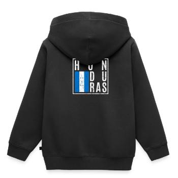 Honduras - Sweat Premium à capuche enfant bio - noir - Dos - AI Model Kid Male (0cm)