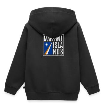 Îles Marshall - Sweat Premium à capuche enfant bio - noir - Dos - AI Model Kid Male (0cm)