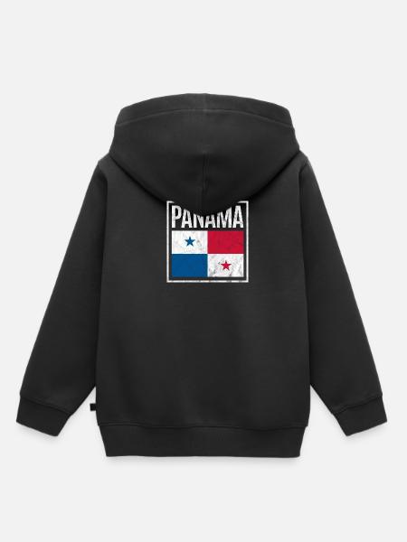 Panama - Kinder Premium Organic Hoodie - Schwarz