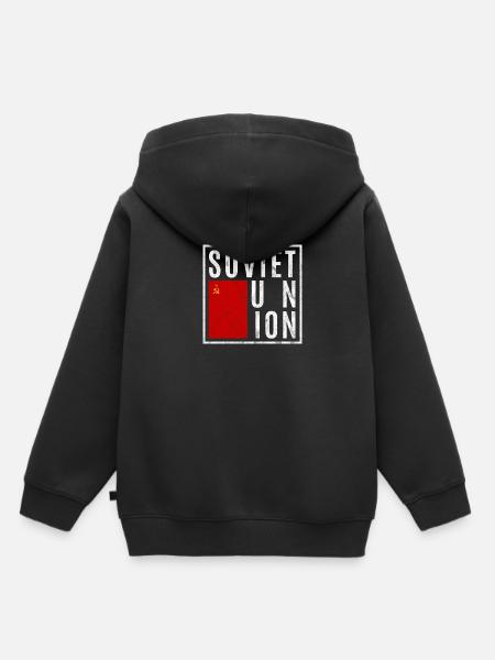 Sowjetunion - Kinder Premium Organic Hoodie - Schwarz
