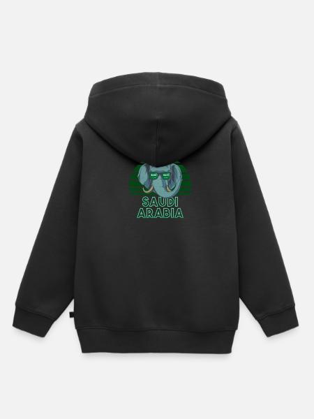 Saudi-Arabien - Kinder Premium Organic Hoodie - Schwarz