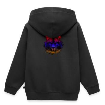 Armenien - Kinder Premium Organic Hoodie - Schwarz - Hinten - AI Model Kid Male (0cm)