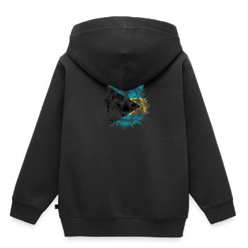 Bahamas - Sweat Premium à capuche enfant bio - noir - Dos - AI Model Kid Male (0cm)
