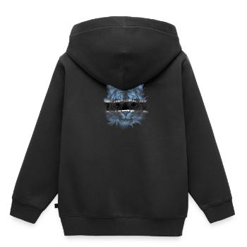 Botswana - Kinder Premium Organic Hoodie - Schwarz - Hinten - AI Model Kid Male (0cm)