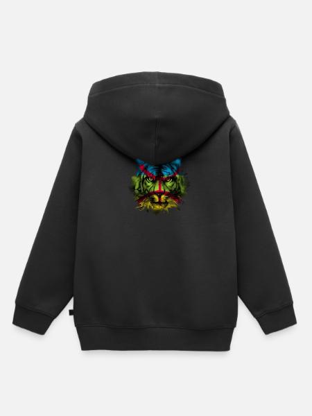 Amazigh - Kinder Premium Organic Hoodie - Schwarz