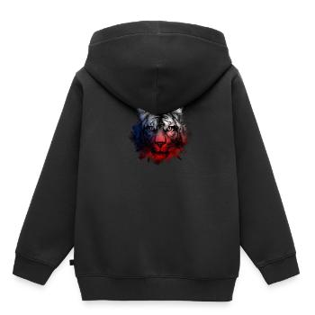 Tschechische Republik - Kinder Premium Organic Hoodie - Schwarz - Hinten - AI Model Kid Male (0cm)