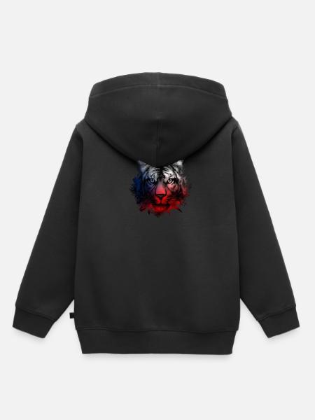 Tschechische Republik - Kinder Premium Organic Hoodie - Schwarz