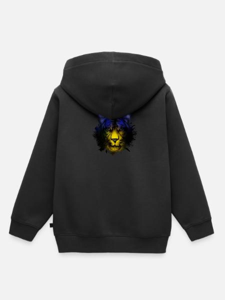 Guadeloupe - Kinder Premium Organic Hoodie - Schwarz