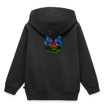 Roma - Kids Premium Organic Hoodie - black - Back - AI Model Kid Male (0cm)
