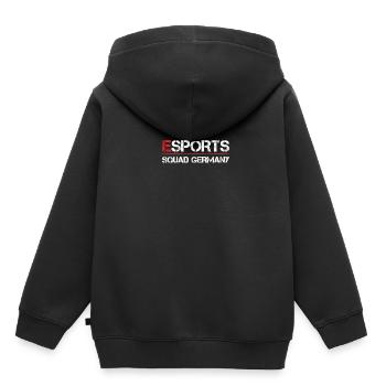 ESPORTS Squad Germany E Sports Gamer Clan - Kinder Premium Organic Hoodie - Schwarz - Hinten - AI Model Kid Male (0cm)