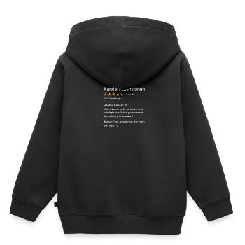 Kellner Bester Kellner Bedienung Oberkellner - Kinder Premium Organic Hoodie - Schwarz - Hinten - AI Model Kid Male (0cm)