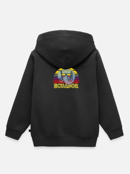 Ecuador - Kinder Premium Organic Hoodie - Schwarz