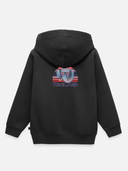 Thailand - Kinder Premium Organic Hoodie - Schwarz