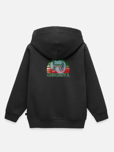 Tschetschenien - Kinder Premium Organic Hoodie - Schwarz