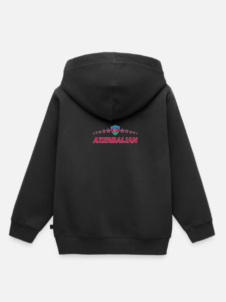 Aserbaidschan - Kinder Premium Organic Hoodie - Schwarz