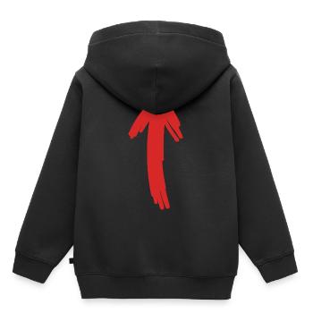arrow - Kids Premium Organic Hoodie - black - Back - AI Model Kid Male (0cm)