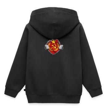 Communism gift - Kids Premium Organic Hoodie - black - Back - AI Model Kid Male (0cm)