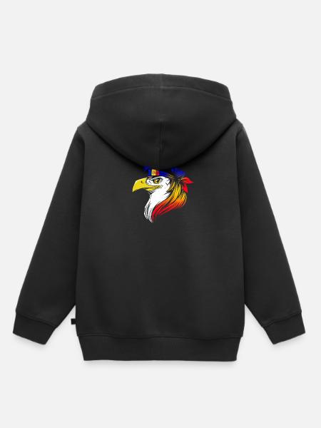 Andorra - Kinder Premium Organic Hoodie - Schwarz