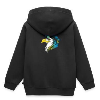 Bahamas - Sweat Premium à capuche enfant bio - noir - Dos - AI Model Kid Male (0cm)