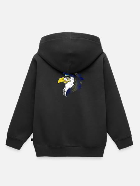 Curaçao - Kinder Premium Organic Hoodie - Schwarz