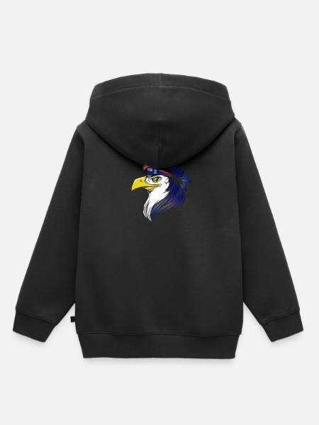 Falklandinseln - Kinder Premium Organic Hoodie - Schwarz