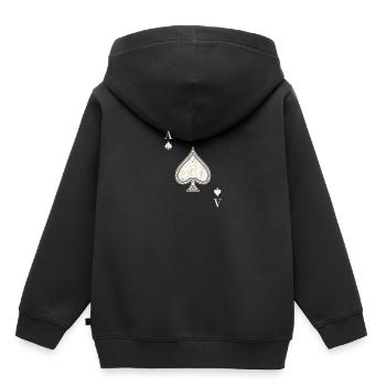 Pik-As - Kinder Premium Organic Hoodie - Schwarz - Hinten - AI Model Kid Male (0cm)