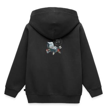 Clavier Clavier Ordinateur PC Nerd Supprimer Delete - Sweat Premium à capuche enfant bio - noir - Dos - AI Model Kid Male (0cm)