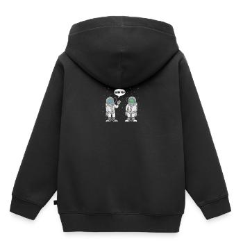 L'astronaute vous bénisse l'espace Spaceman - Sweat Premium à capuche enfant bio - noir - Dos - AI Model Kid Male (0cm)