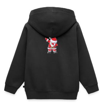 Santa Claus Dabbing Père Noël - Sweat Premium à capuche enfant bio - noir - Dos - AI Model Kid Male (0cm)