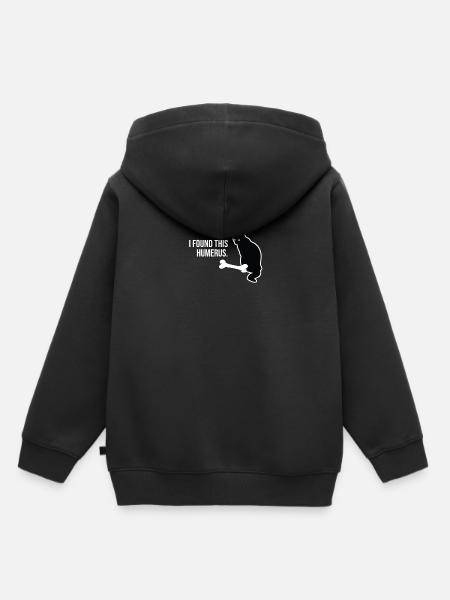 I Found This Humerus Gift Funny Cat Lover Gifts - Kids Premium Organic Hoodie - black