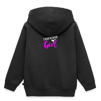 Taekwondo Girl Taekwondo Gifts Funny Taekwondo - Kids Premium Organic Hoodie - black - Back - AI Model Kid Male (0cm)