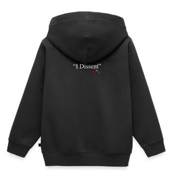 Kronen berüchtigtes RBG-Shirt - Kinder Premium Organic Hoodie - Schwarz - Hinten - AI Model Kid Male (0cm)