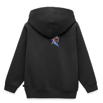 art de gant de combattant - Sweat Premium à capuche enfant bio - noir - Dos - AI Model Kid Male (0cm)