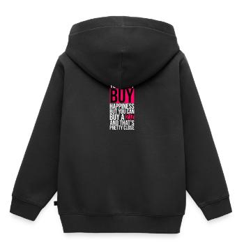 Vous ne pouvez pas acheter des Happines mais vous pouvez acheter un 2JZ - Sweat Premium à capuche enfant bio - noir - Dos - AI Model Kid Male (0cm)