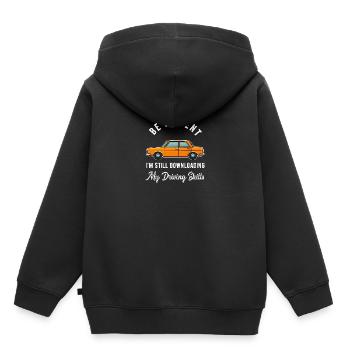 Neue Fahrschüler Mädchen Frauen Mutter Tochter - Kinder Premium Organic Hoodie - Schwarz - Hinten - AI Model Kid Male (0cm)