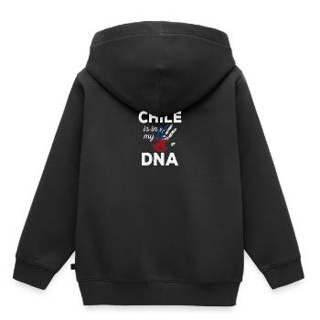 Chili Imprimer - Sweat Premium à capuche enfant bio - noir - Dos - AI Model Kid Male (0cm)