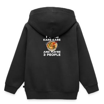 Philippines Philippines Femmes Hommes Cuisine philippine - Sweat Premium à capuche enfant bio - noir - Dos - AI Model Kid Male (0cm)