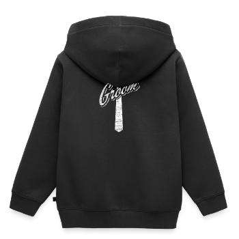 Junggesellenabschied - Kinder Premium Organic Hoodie - Schwarz - Hinten - AI Model Kid Male (0cm)