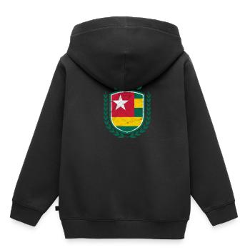 Togo - Sweat Premium à capuche enfant bio - noir - Dos - AI Model Kid Male (0cm)