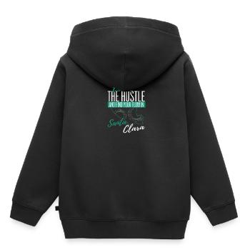 Santa Clara San Francisco Usa Design - Kinder Premium Organic Hoodie - Schwarz - Hinten - AI Model Kid Male (0cm)