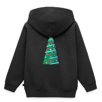 christmas tree christmas tree christmas tree - Kids Premium Organic Hoodie - black - Back - AI Model Kid Male (0cm)