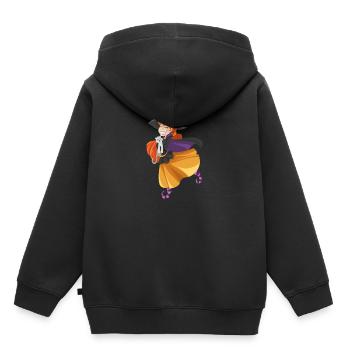 Hallowee n70 - Kids Premium Organic Hoodie - black - Back - AI Model Kid Male (0cm)